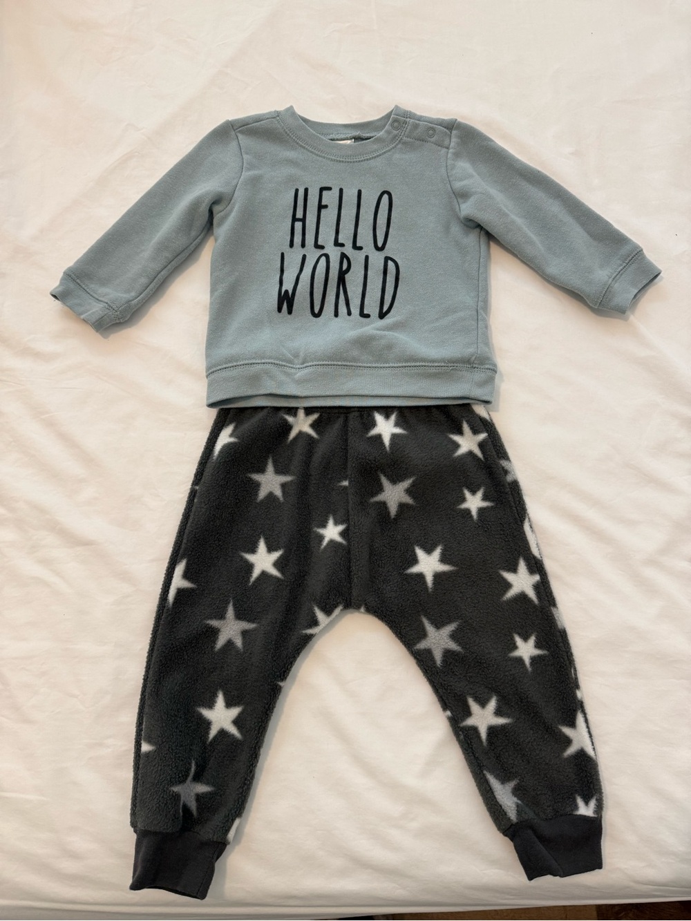 Kyle and Deena Kids Star-Print Black Joggers - Cozy Everyday Sweatshirt set